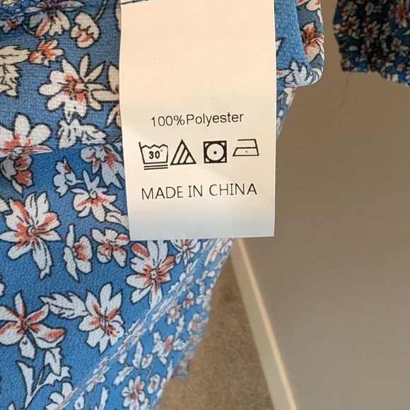 LOT of 4 floral wrap dresses, sized XL - Picture 4 of 16